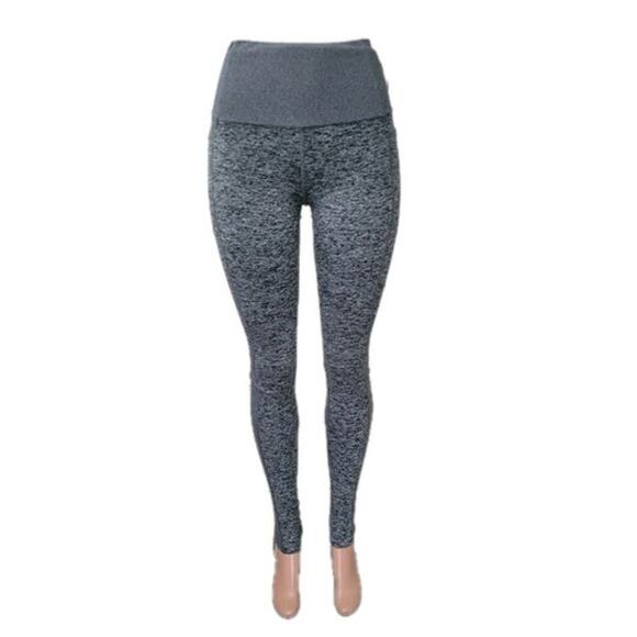 Athleta Exhale Heel Tight Women's‎ XS Gray Soft Compression Pockets High Rise - Picture 1 of 15